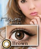 Geo Angel Brown Circle Lens